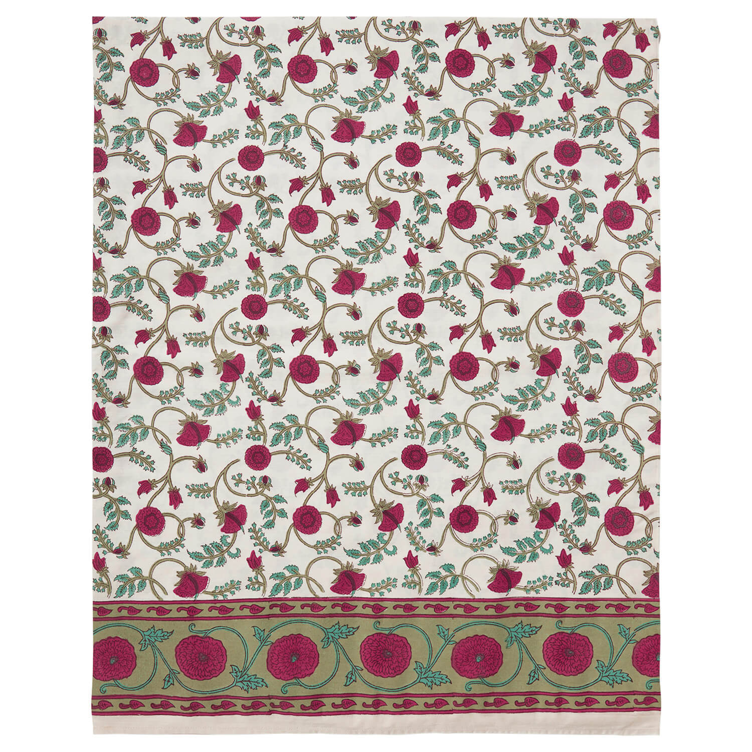 Gina Flat and Fitted Sheets - Magenta
